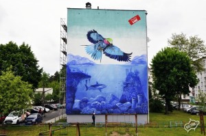 mural graffiti farby kabe opole, kultura i sztuka