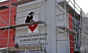 Fundacja rozwoju kardiochirurgi, ścienne malowanie