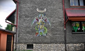 anioł graffiti