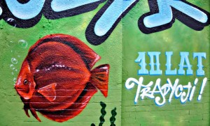 ryba, graffiti