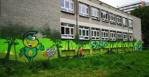 Mural dla szkoły Podstawowej nr 59 im. Jana Matejki w Katowicach - Nietak.eu