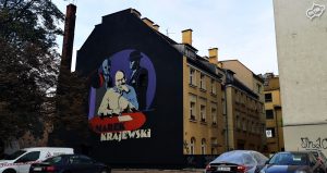 Mural Wrocław Marek Krajewski - Nietak.eu
