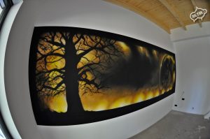mural wewnątrz NIETAK