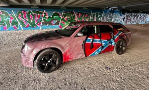 graffiti na samochodach