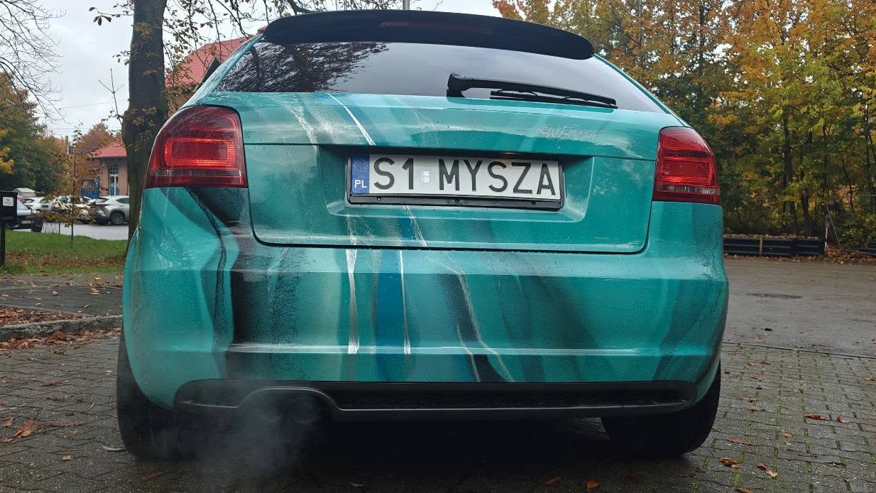 unikalne malowanie audi