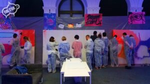 event graffiti team building