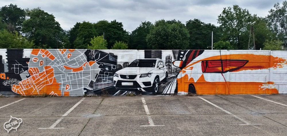 graffiti na ogrodzeniach