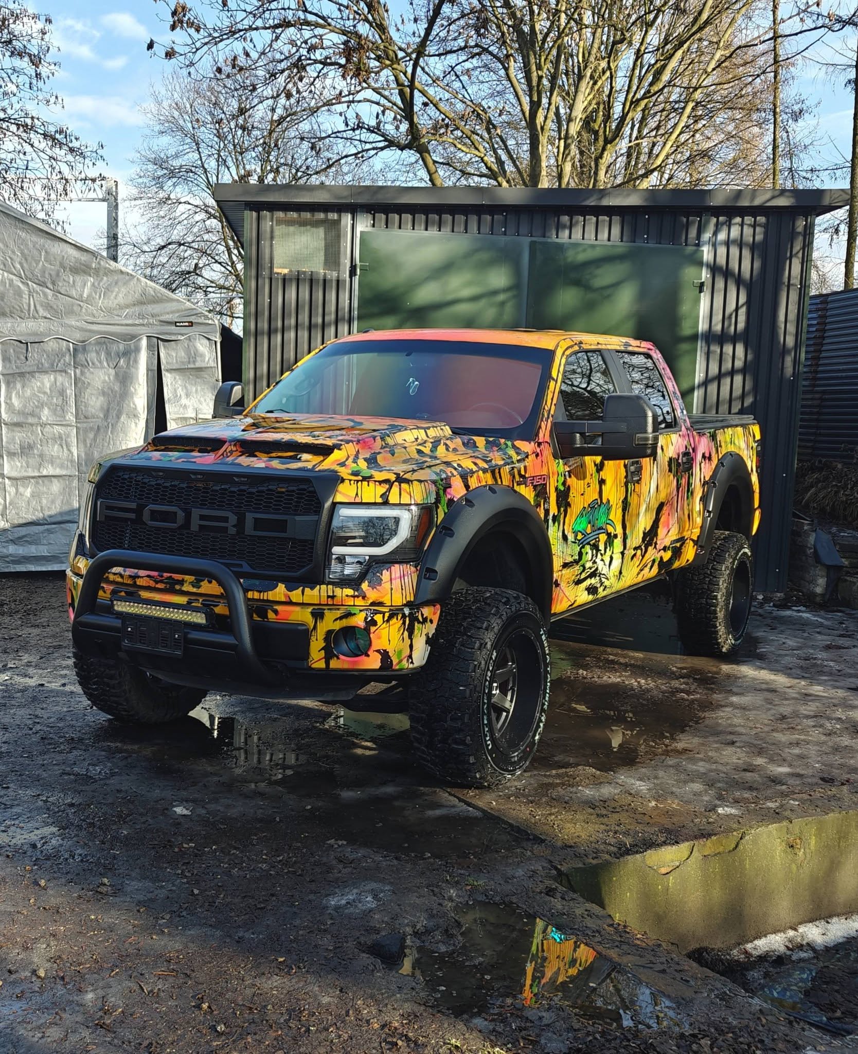 customowe malowanie pickupa